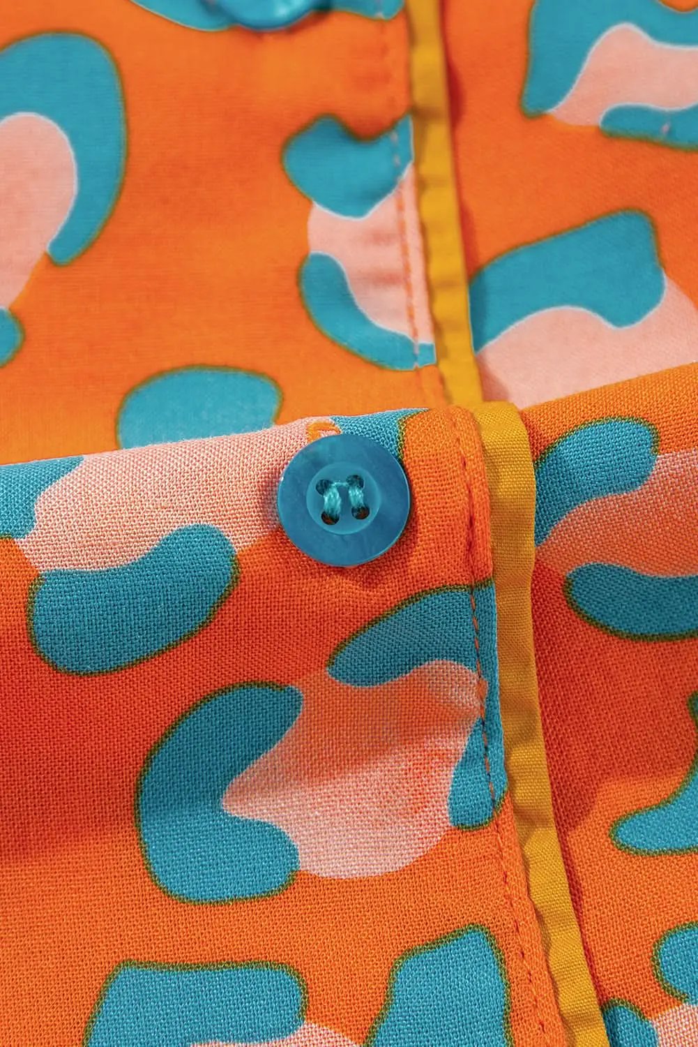 Leopard Print Orange Loungewear Set - Love Salve